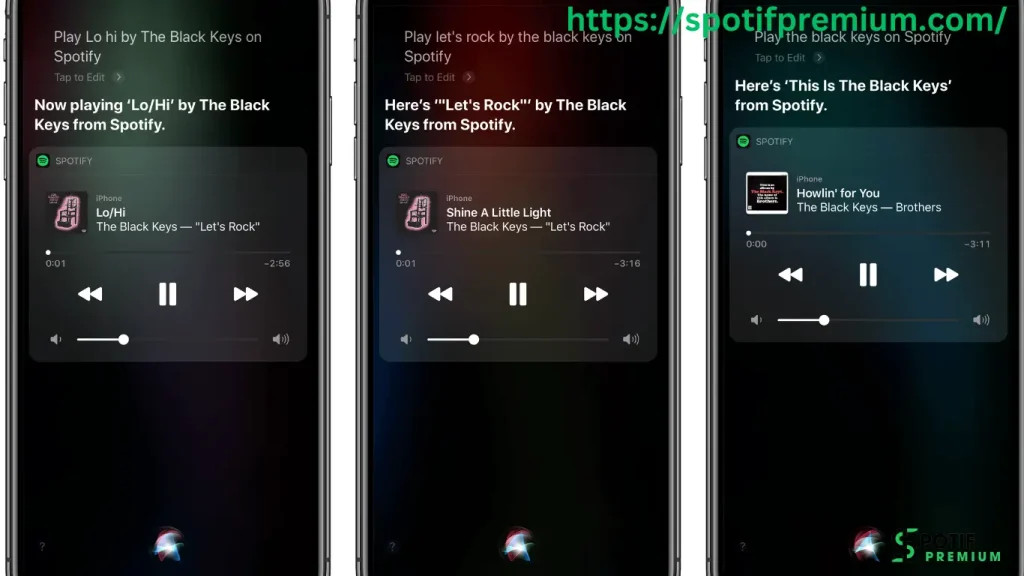 Spotify in iphone